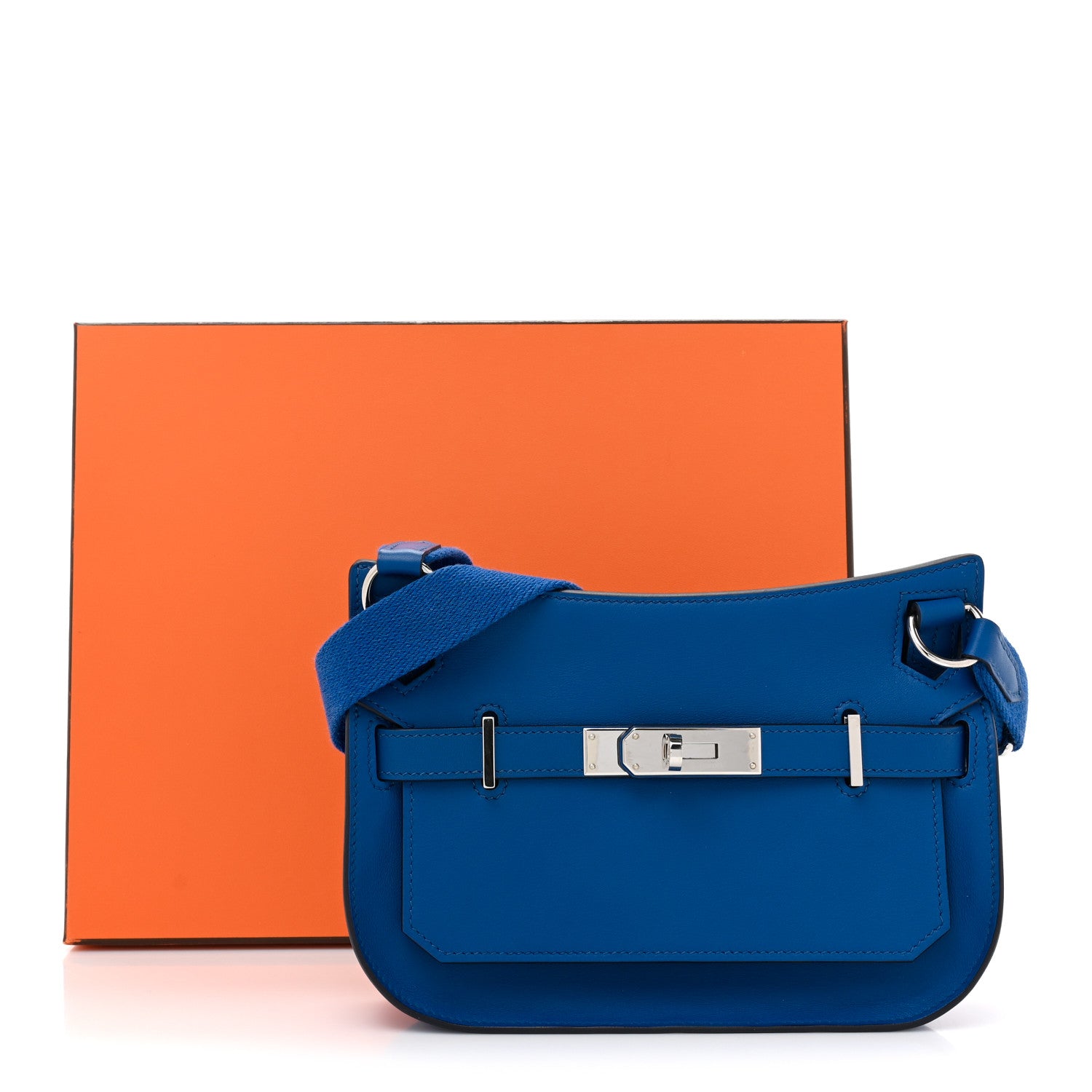 Hermes Swift Mini Jypsiere Bleu France 9 of 9