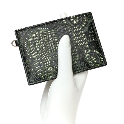 Christian Dior Calfskin Animals Card Holder Green 2 of 9