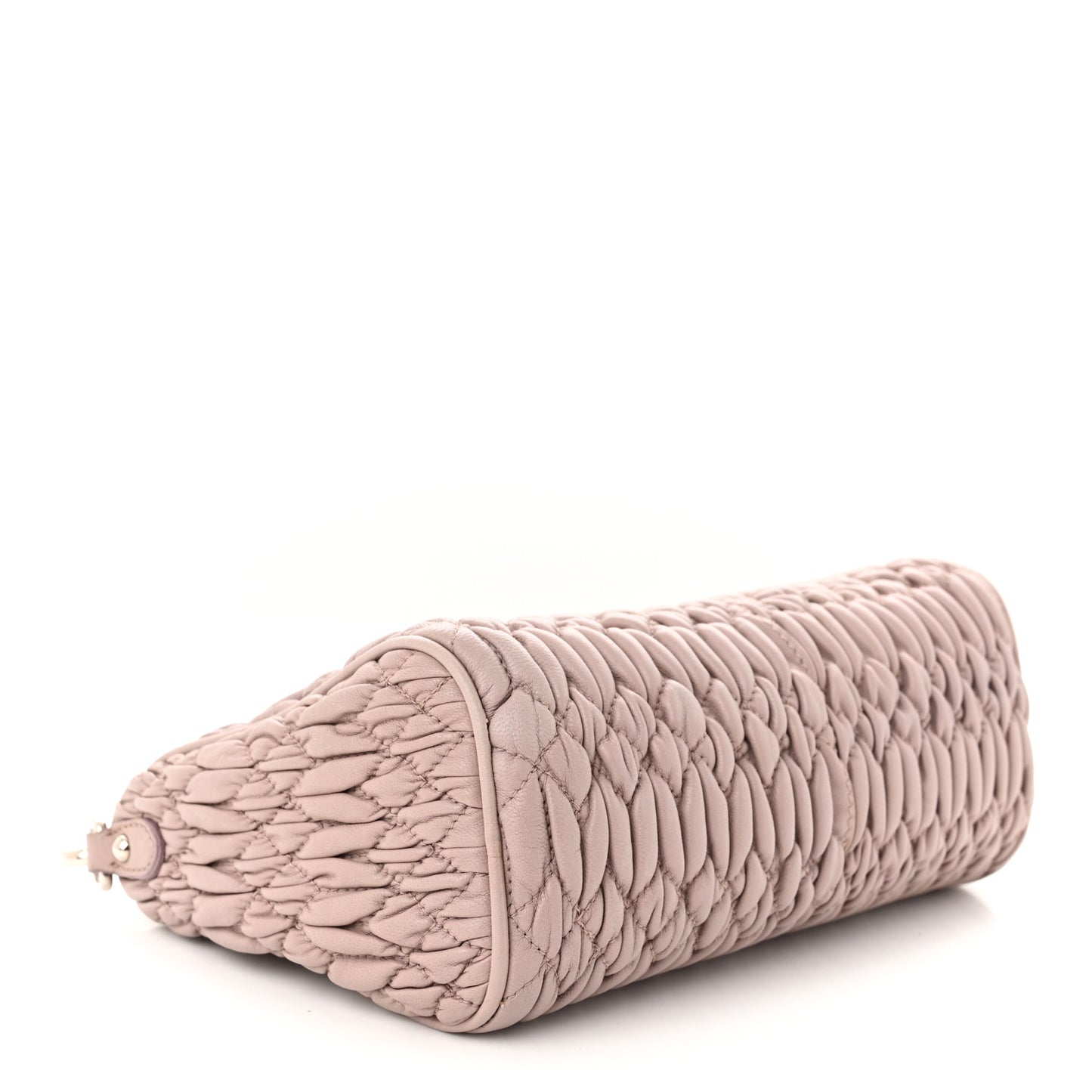 Nappa Matelasse Crystal Crossbody Clutch Cammeo