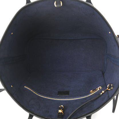 Louis Vuitton Empreinte Monogram Giant Neverfull MM Black 6 of 9