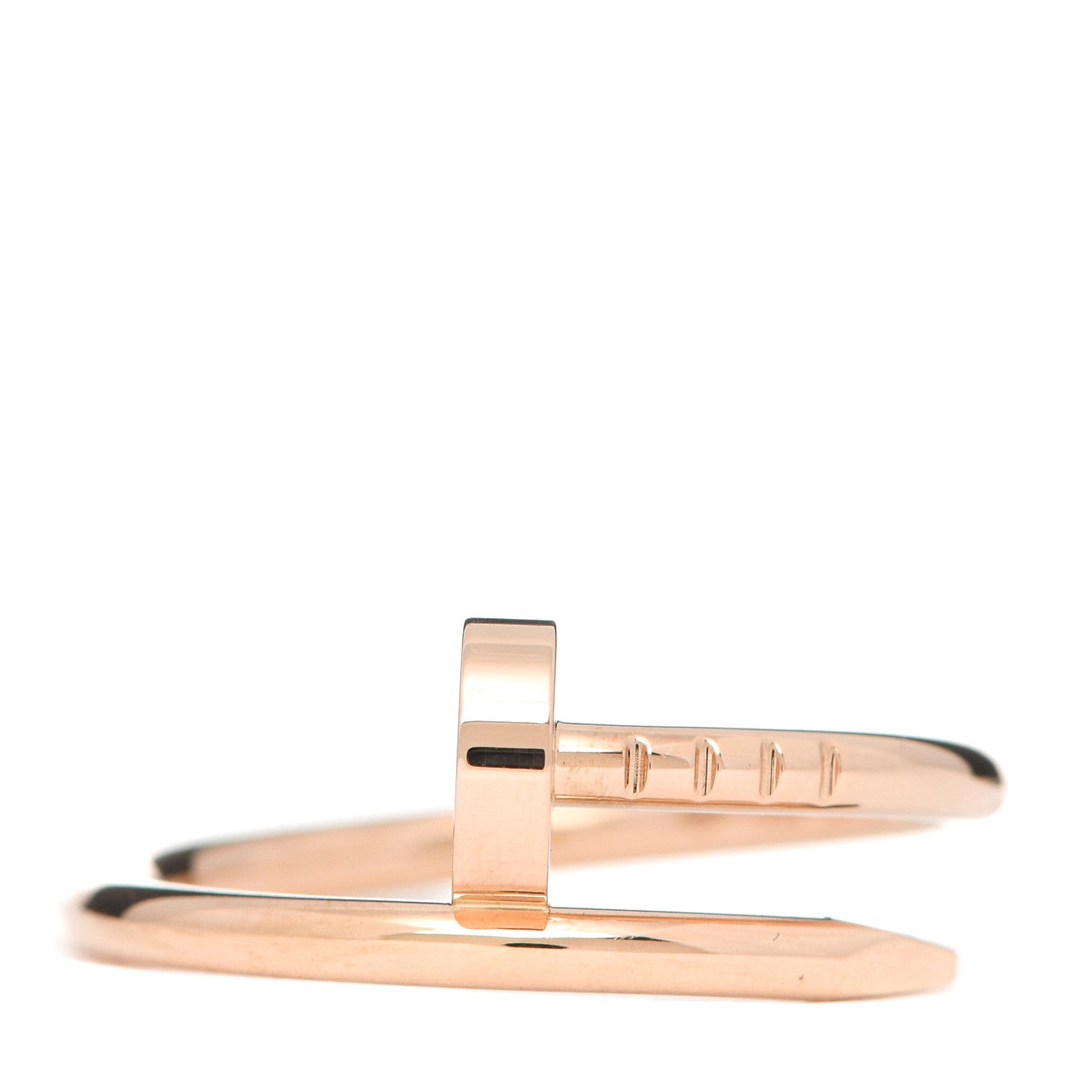 Cartier 18K Pink Gold Small Juste Un Clou Ring 50 5.25 1 of 5