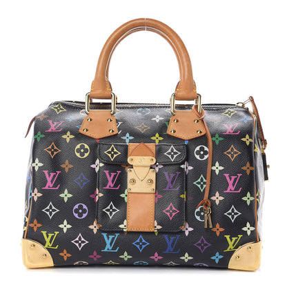 Louis Vuitton Monogram Multicolor Speedy 30 Black 1 of 8