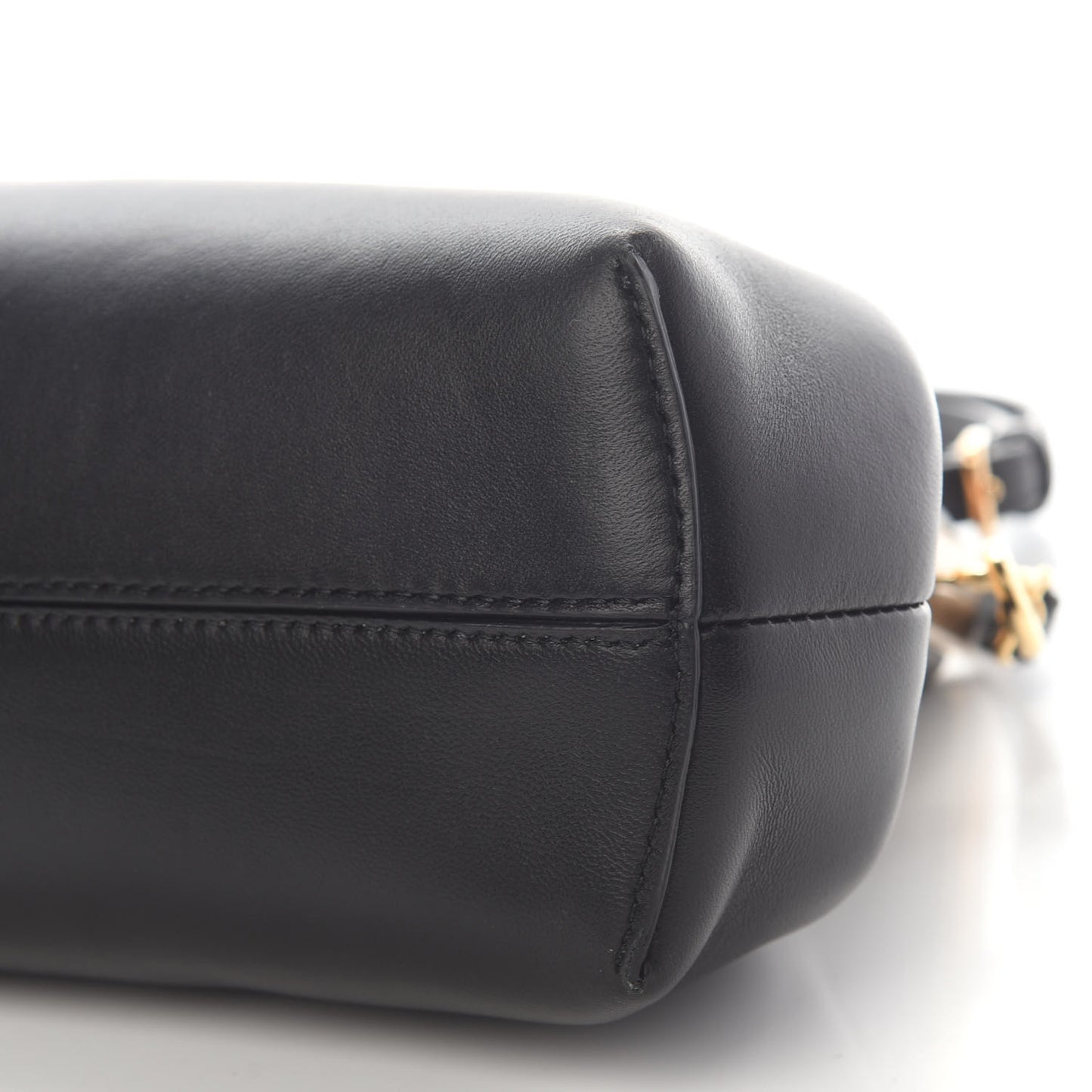Shiny Nappa Small Fendi First Black