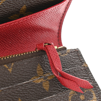 Louis Vuitton Monogram Emilie Wallet Red 8 of 12