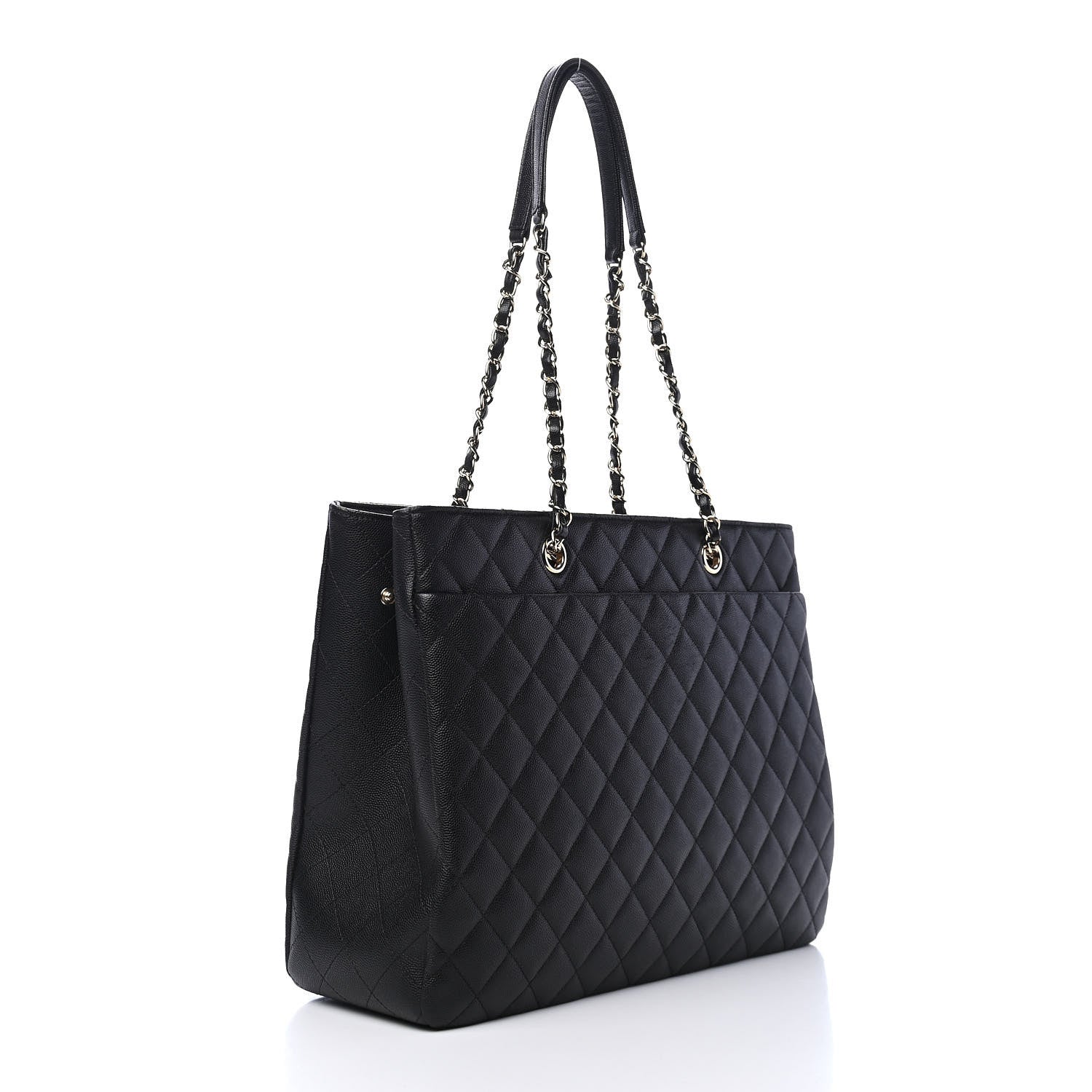 Chanel Caviar Quilted Large Shopping Tote Black 2 of 8