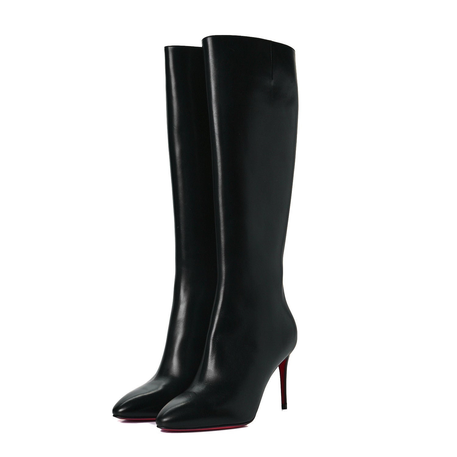 Christian Louboutin Calfskin Eloise 85 Boots 37 Black 4 of 8