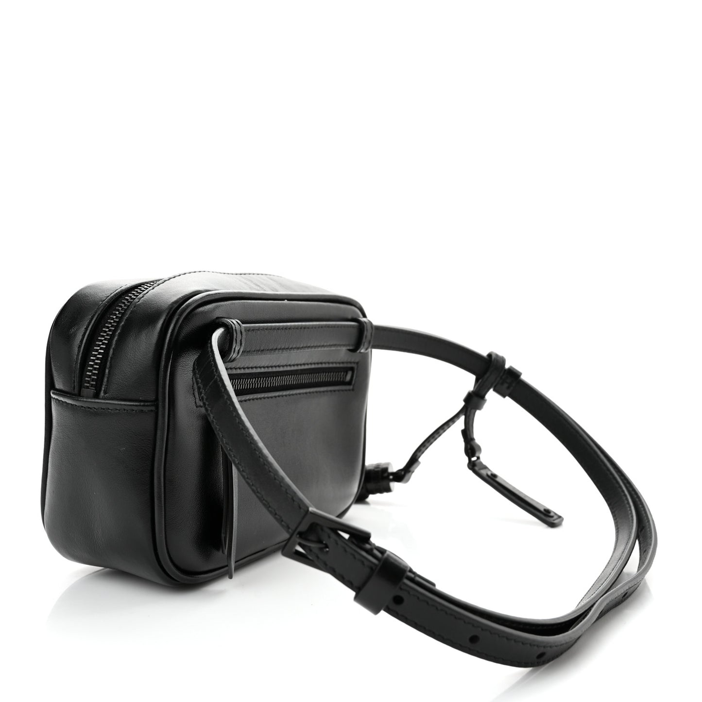 Calfskin Matelasse Monogram Lou Belt Bag Black