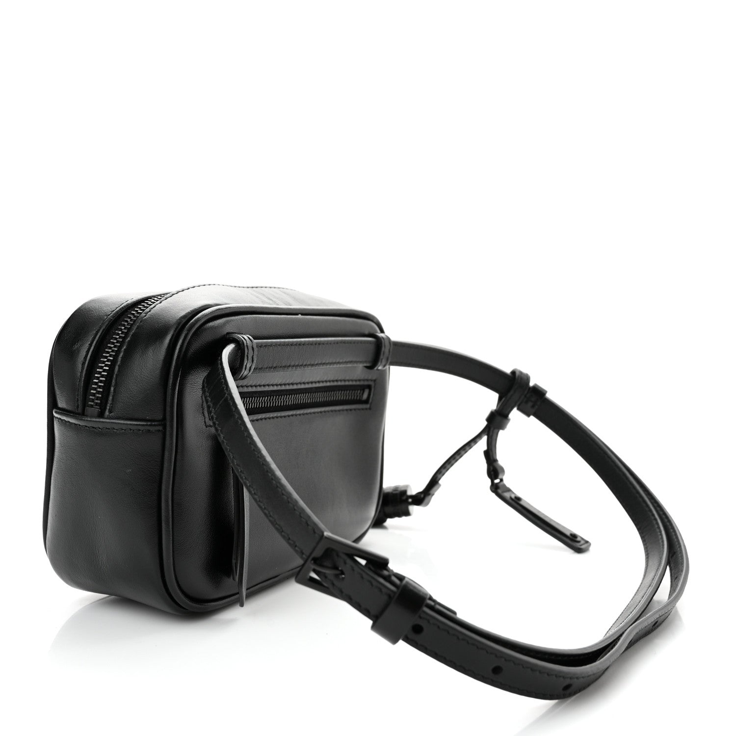 Saint Laurent Calfskin Matelasse Monogram Lou Belt Bag Black 3 of 10