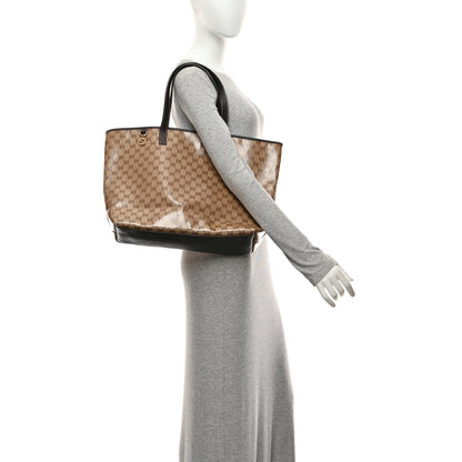 Gucci Crystal Monogram Tote Dark Brown 2 of 11