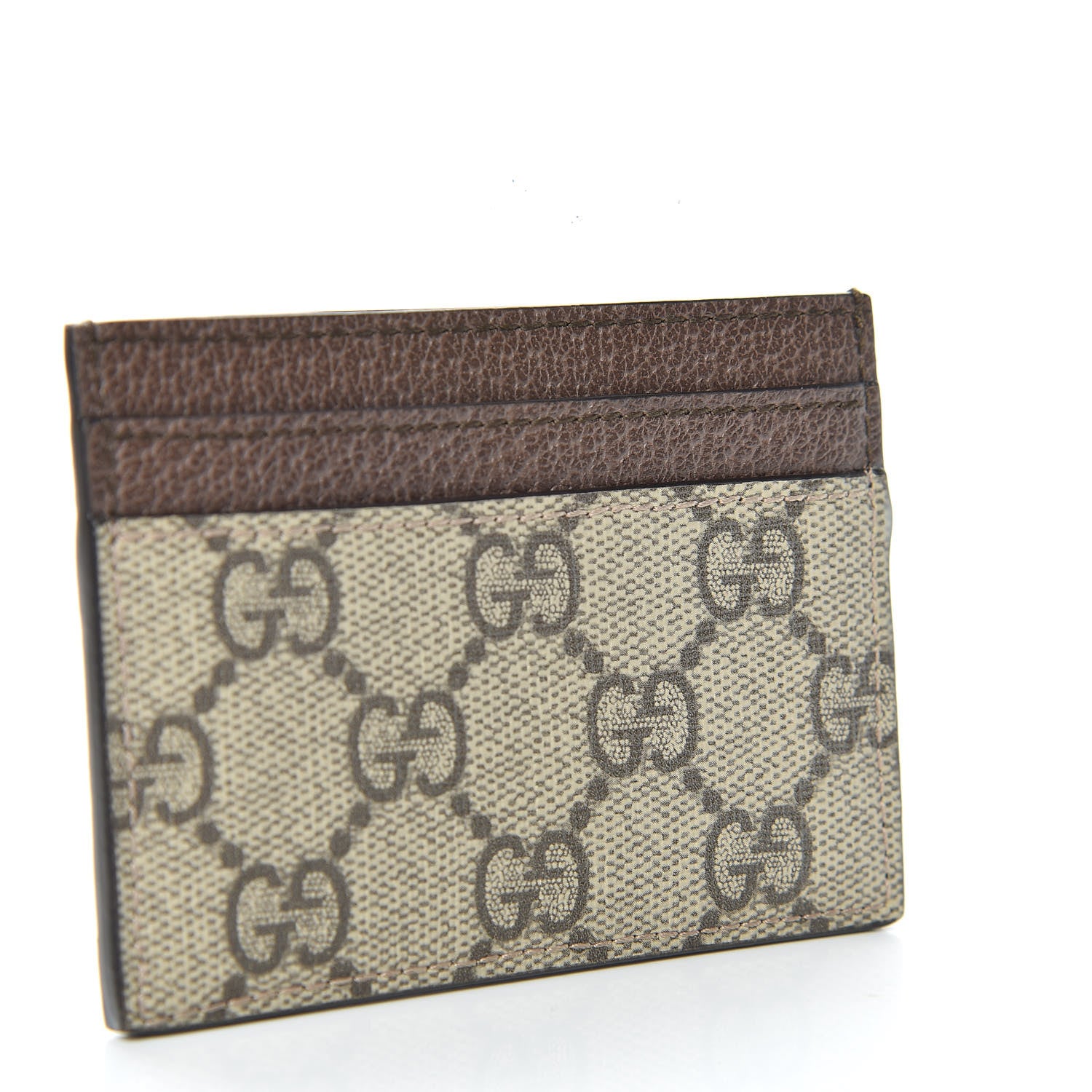Gucci GG Supreme Monogram Ophidia Card Holder Brown 3 of 6
