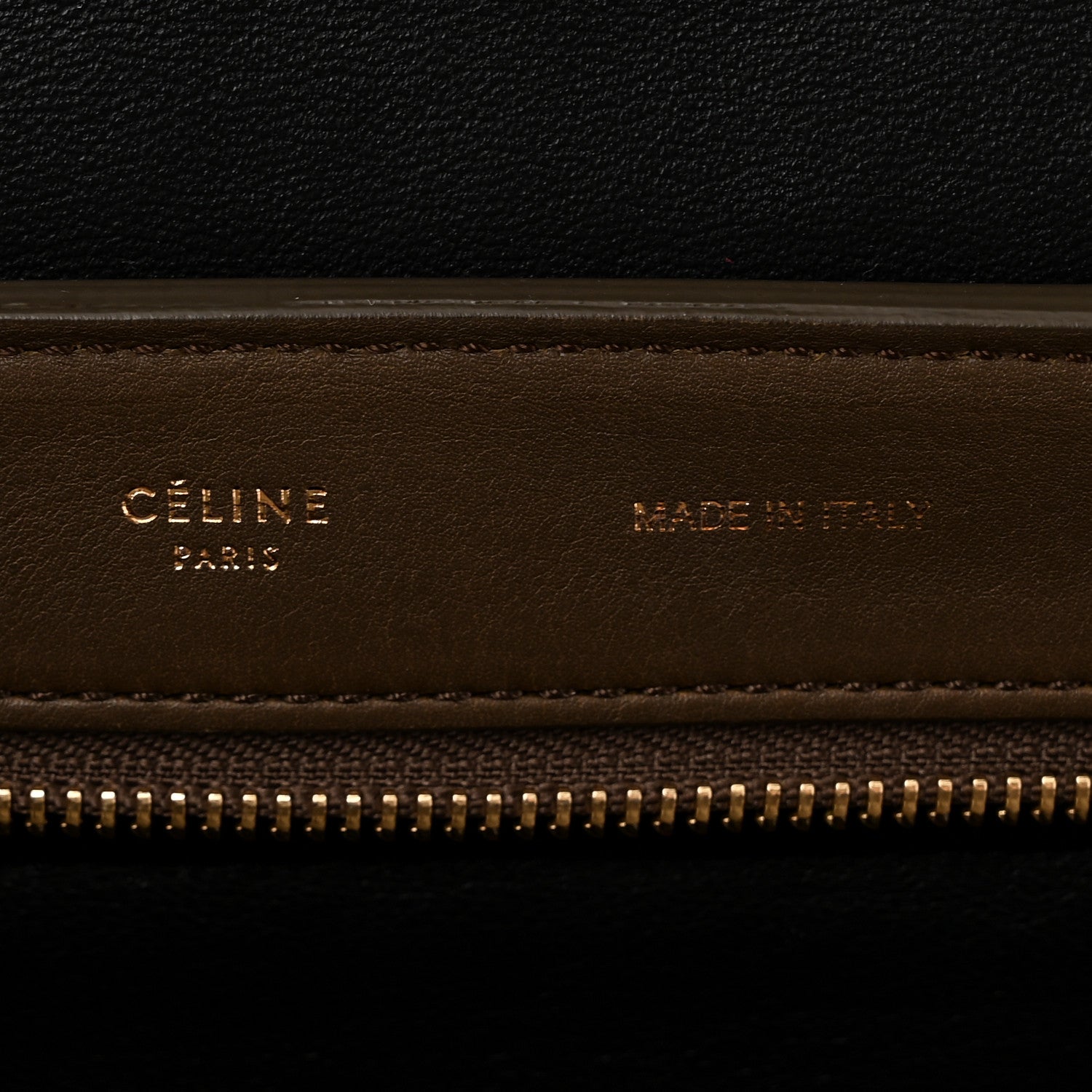 Celine Smooth Calfskin Suede Medium Tri-Color Trapeze Olive 6 of 9