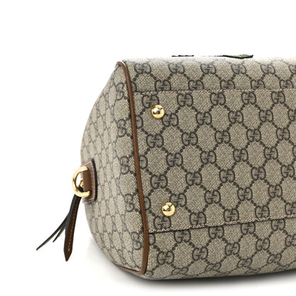 Gucci GG Supreme Monogram Bee Embroidered Medium Boston Beige Tuscany 9 of 10