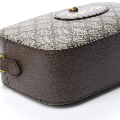 Gucci GG Supreme Monogram Web Neo Vintage Shoulder Bag Beige New Acero Crop 6 of 11