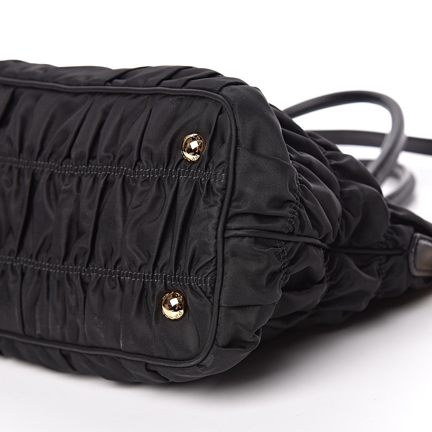 Tessuto Nylon Gaufre Tote Black