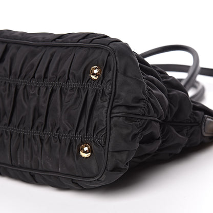 Prada Tessuto Nylon Gaufre Tote Black 9 of 10