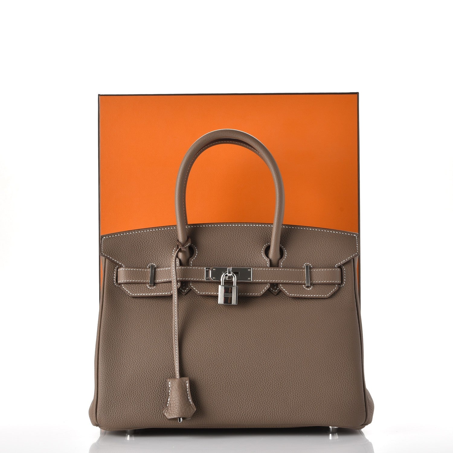 Hermes Togo Birkin 30 Etoupe 38 of 38