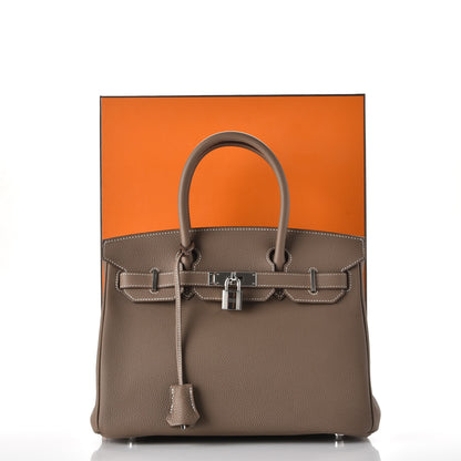 Hermes Togo Birkin 30 Etoupe 38 of 38