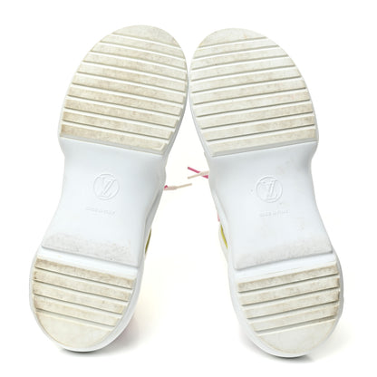 Louis Vuitton Calfskin Technical Nylon LV Archlight Sneakers 40 White Pink Yellow 6 of 17