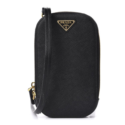 Prada Saffiano Mini Bag Black 1 of 13