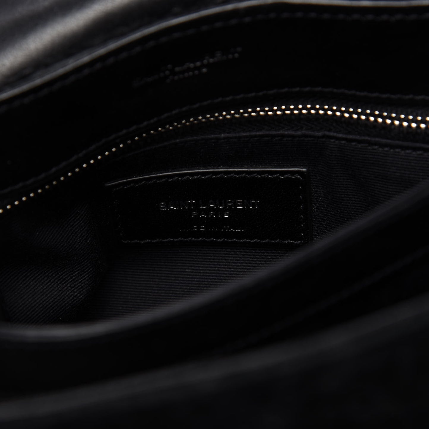 Shearling Toy Loulou Shoulder Bag Black