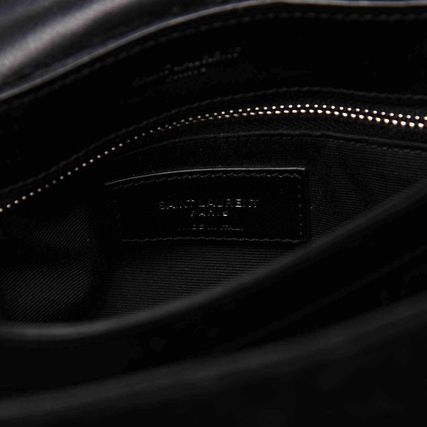 Saint Laurent Shearling Toy Loulou Shoulder Bag Black 8 of 13