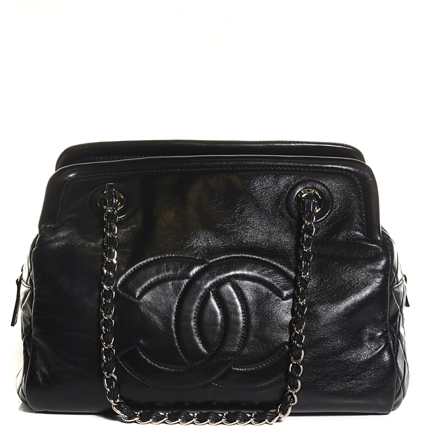 Chanel Lambskin Timeless CC Tote Black 1 of 7