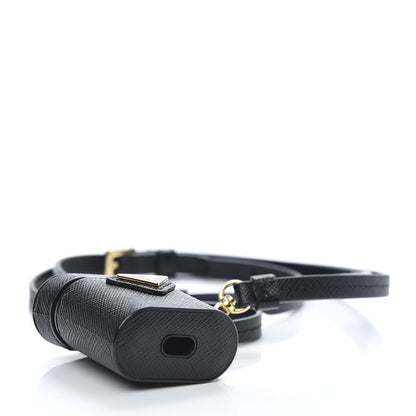Prada Saffiano Metal iPhone Airpods Case Black 5 of 8