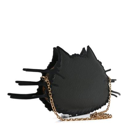 Louis Vuitton Epi Grace Coddington Catogram Chain Pochette Black 3 of 9