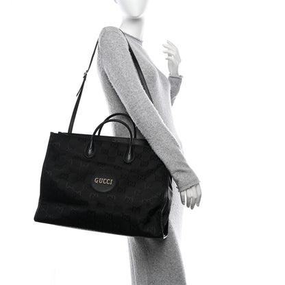 Gucci Econyl Nylon Monogram Large Off The Grid Tote Bag Black 2 of 9