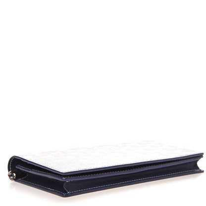 Goyard Goyardine Richelieu Wallet Navy 4 of 8