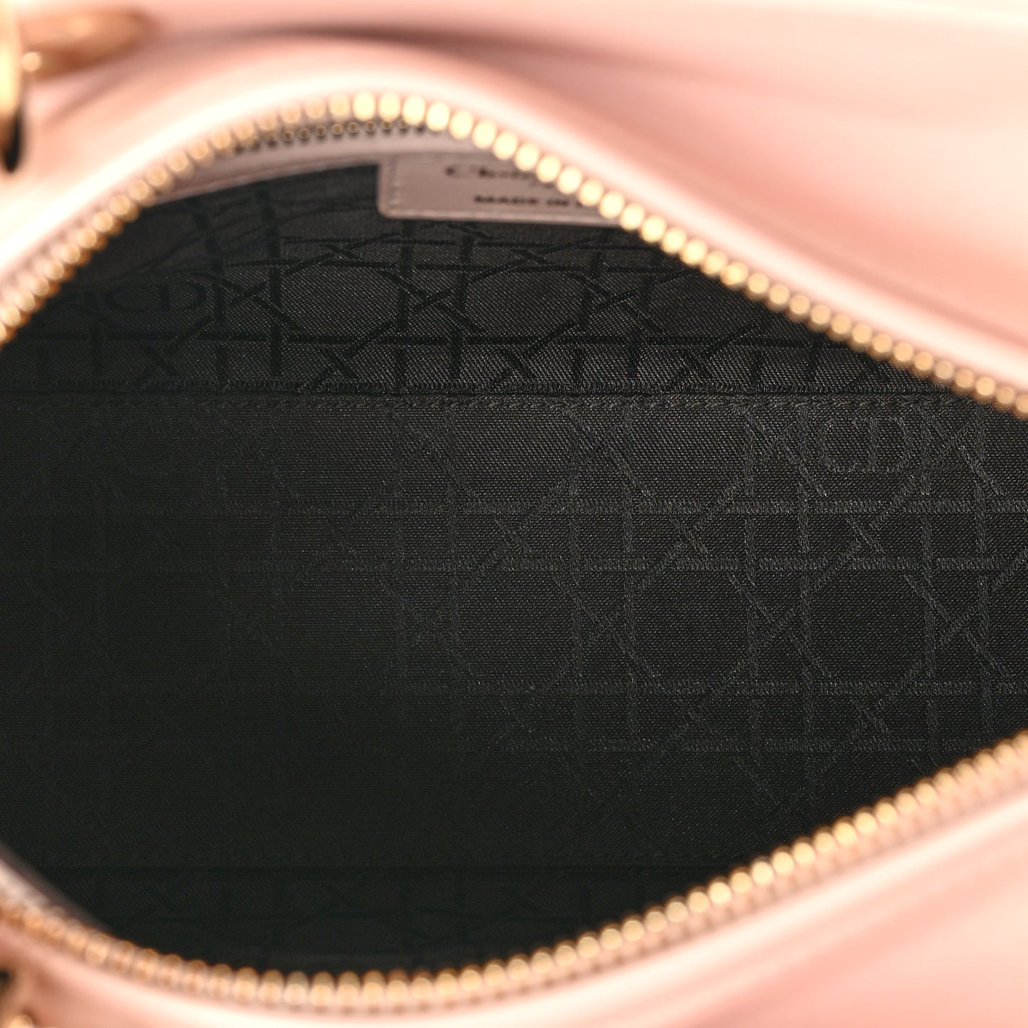 Lambskin Cannage Medium Lady Dior Light Pink