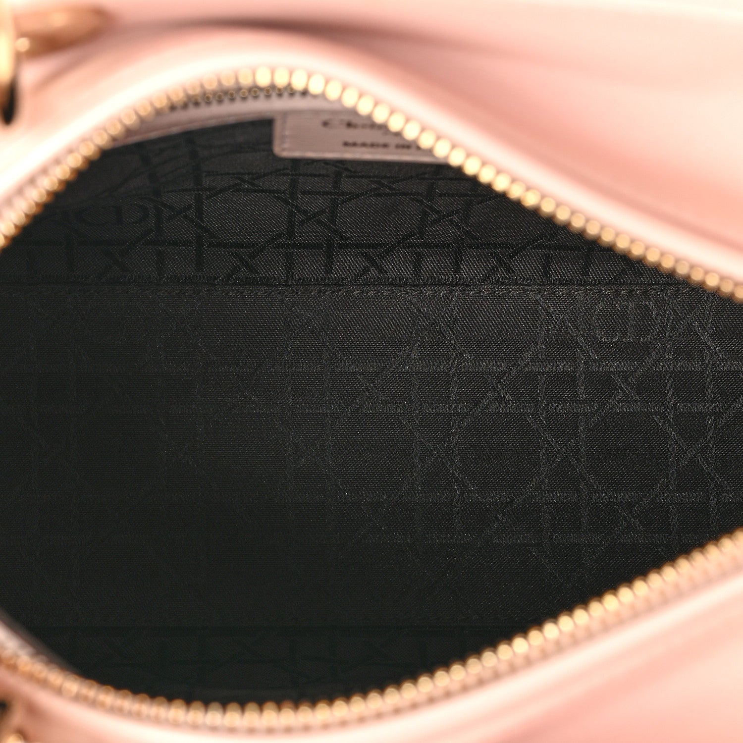 Christian Dior Lambskin Cannage Medium Lady Dior Light Pink 5 of 12