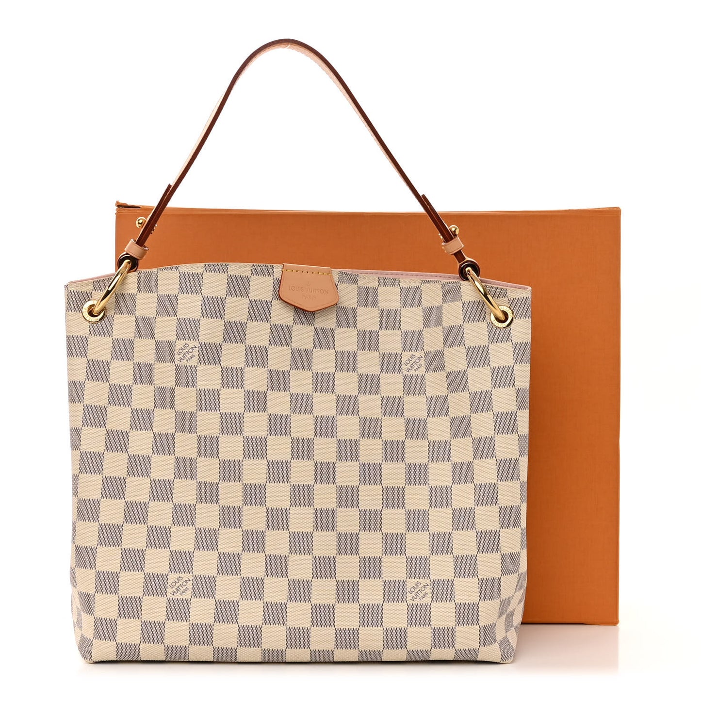 Damier Azur Graceful PM Rose Ballerine