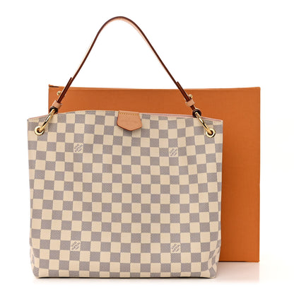 Louis Vuitton Damier Azur Graceful PM Rose Ballerine 10 of 10