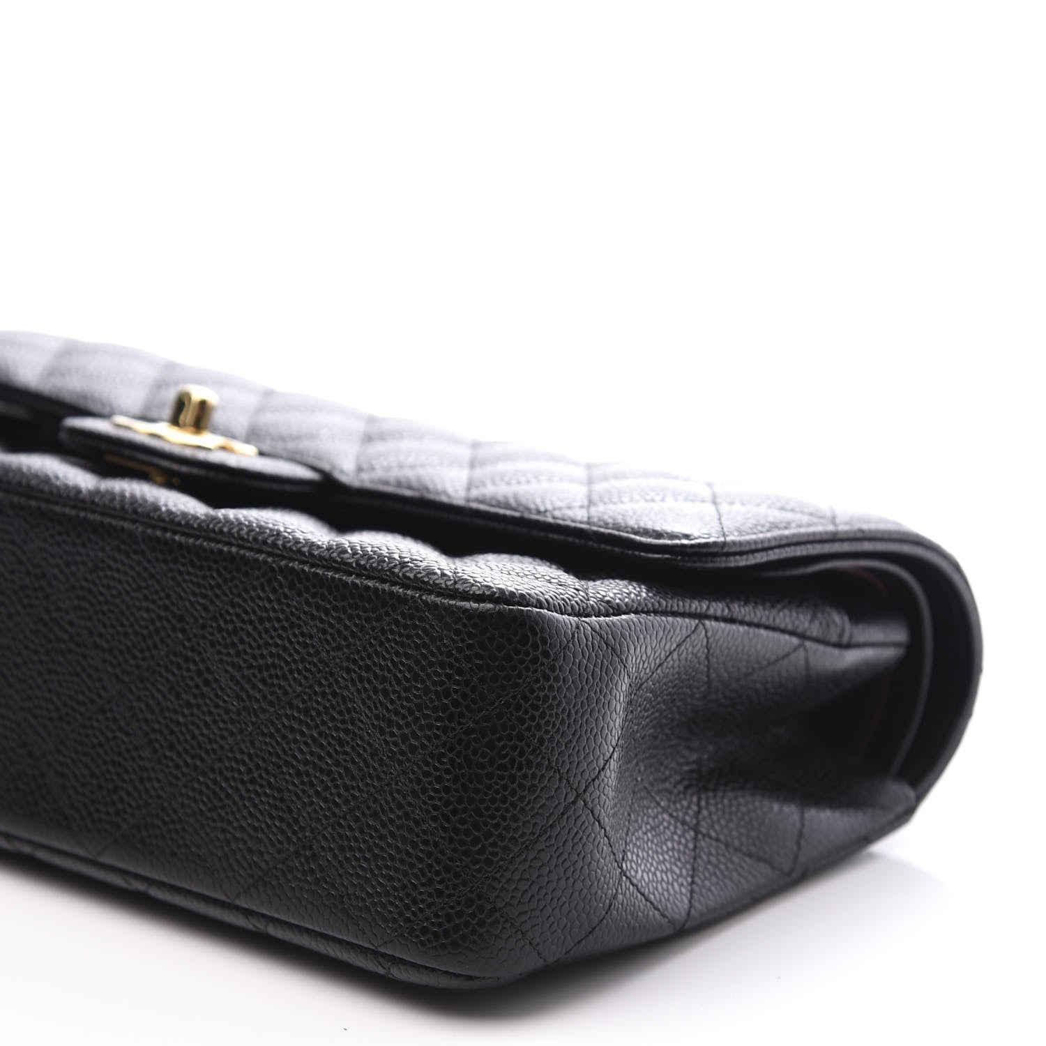 Chanel Caviar Quilted Medium Double Flap Black 8 of 10