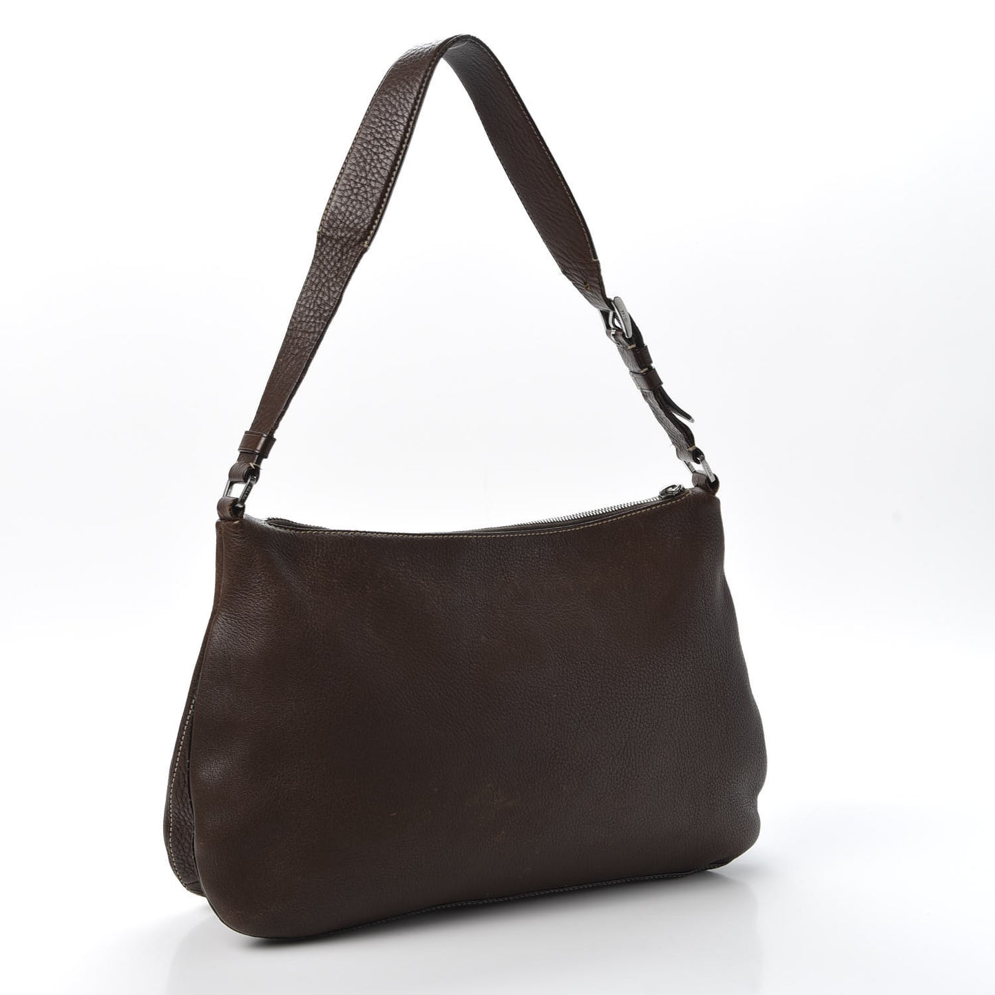 Vitello Daino Shoulder Bag Bruciato