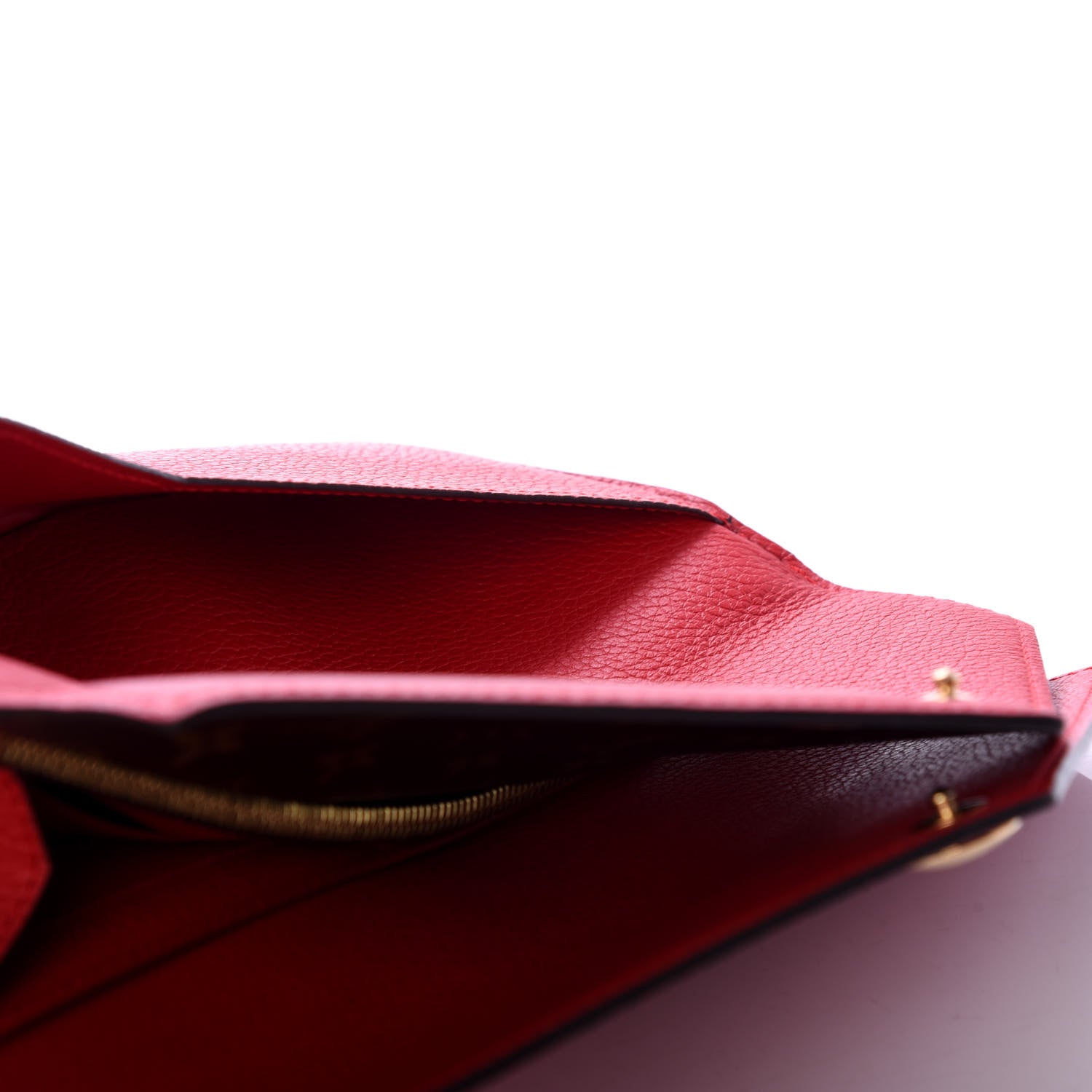 Louis Vuitton Calfskin Double V Wallet Rubis 7 of 8
