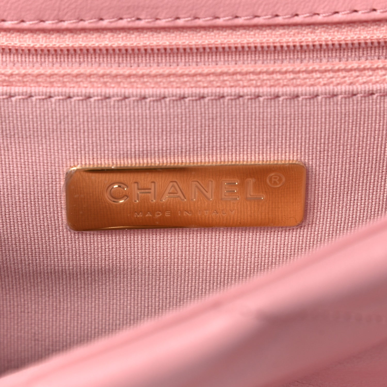 Chanel Lambskin Quilted Medium Chanel 19 Flap Pink 5 of 9