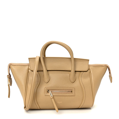 Celine Grained Calfskin Little New Luggage Sandcastle 1 of 9