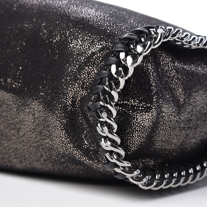 Stella McCartney Chamois Shiny Dotted Falabella Fold Over Tote Ruthenium 9 of 9