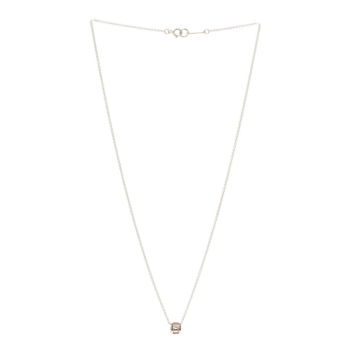 18K Rose Gold Atlas Open Pendant Necklace