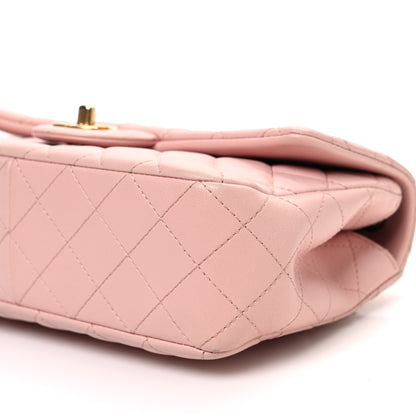 Chanel Lambskin Quilted Small Sweet Camellia Flap Light Pink 10 of 13