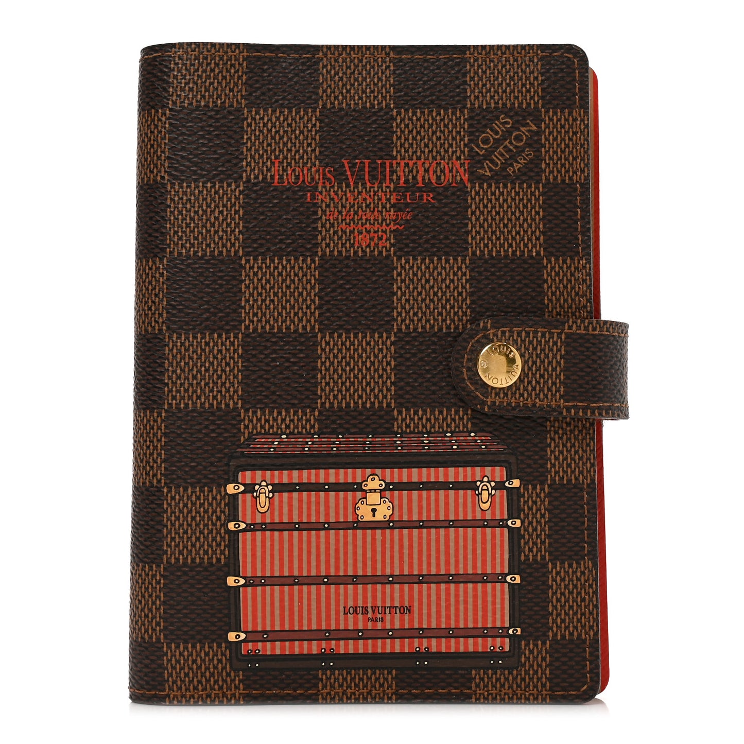 Damier Ebene Trunks and Bags Small Ring Agenda