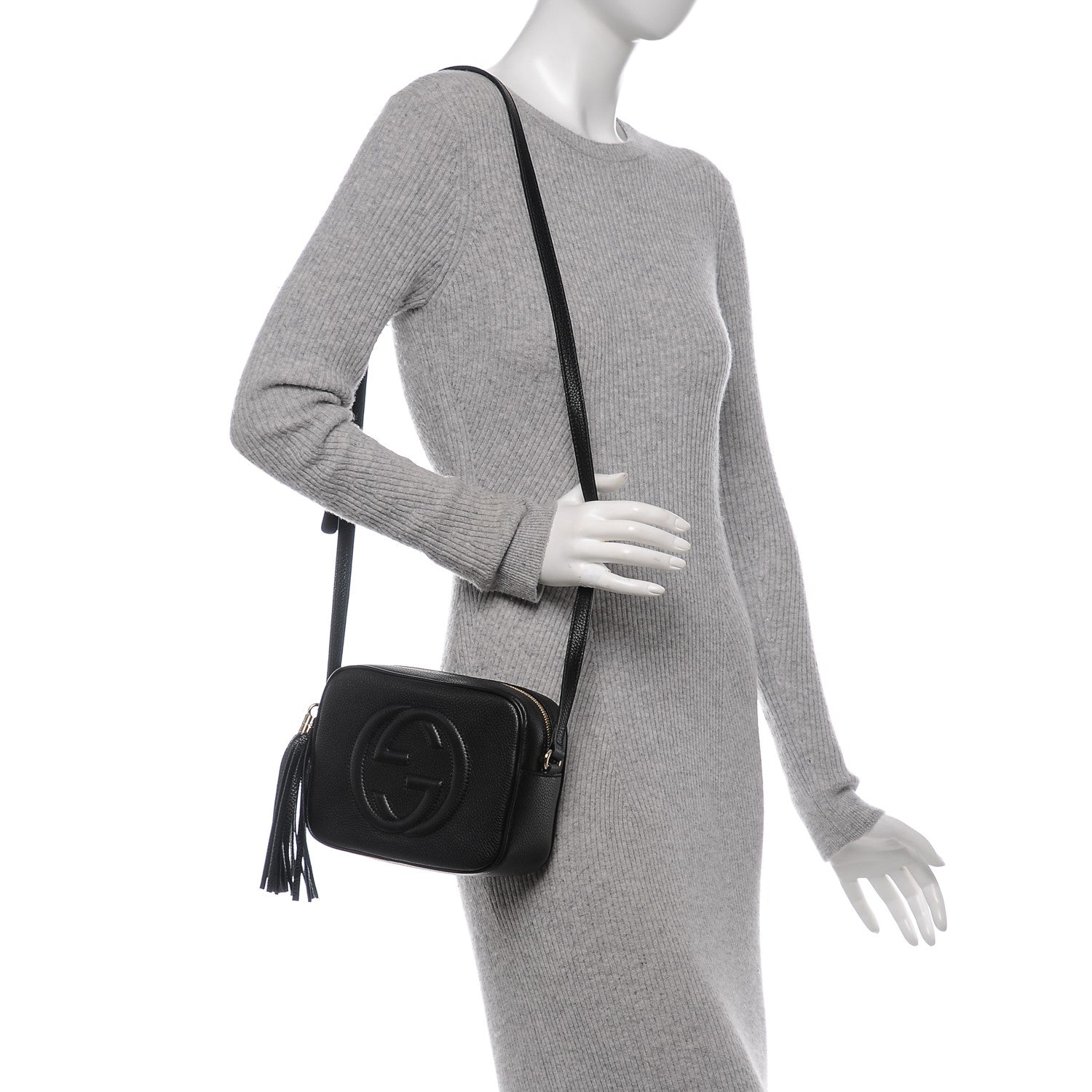 Gucci Pebbled Calfskin Small Soho Disco Bag Black 2 of 6
