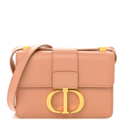 Christian Dior Smooth Calfskin Micro 30 Montaigne Flap Bag Pale Pink 1 of 11