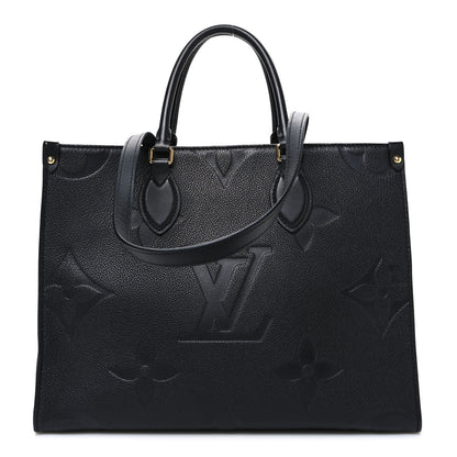 Louis Vuitton Empreinte Monogram Giant Onthego MM Black 1 of 9