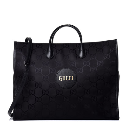 Gucci Econyl Nylon Monogram Large Off The Grid Tote Bag Black 1 of 9