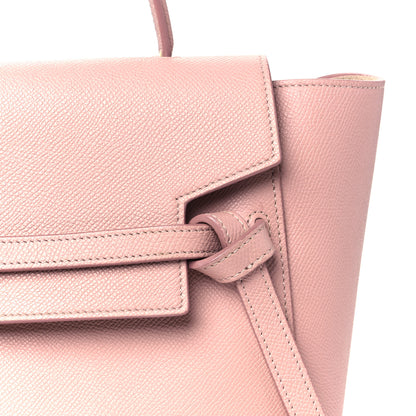 Celine Grained Calfskin Micro Belt Bag Vintage Pink 10 of 12