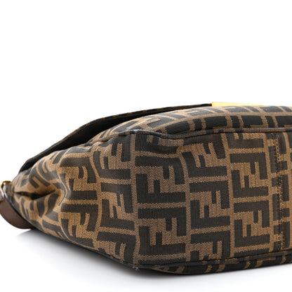 Fendi Zucca Vitello Artic Messenger Bag Tobacco Castagna 9 of 14