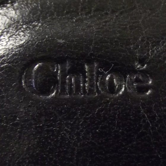 Chloe Leather Heloise Satchel Black 10 of 11